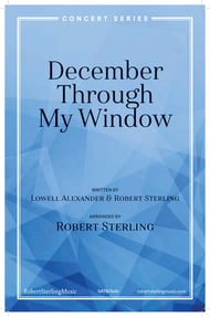 December Through My Window SATB choral sheet music cover Thumbnail